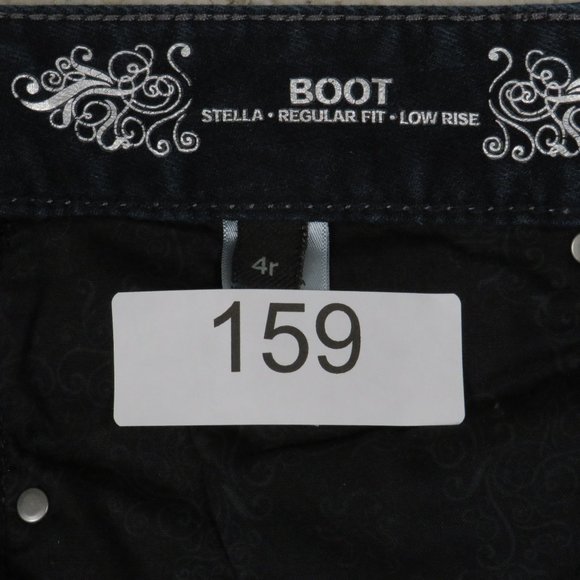 Express* Women's Blue Denim Stella Regular‎ Fit  Low Rise Boot Jeans~ Size 4r - Picture 4 of 10